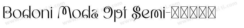 Bodoni Moda 9pt Semi字体转换